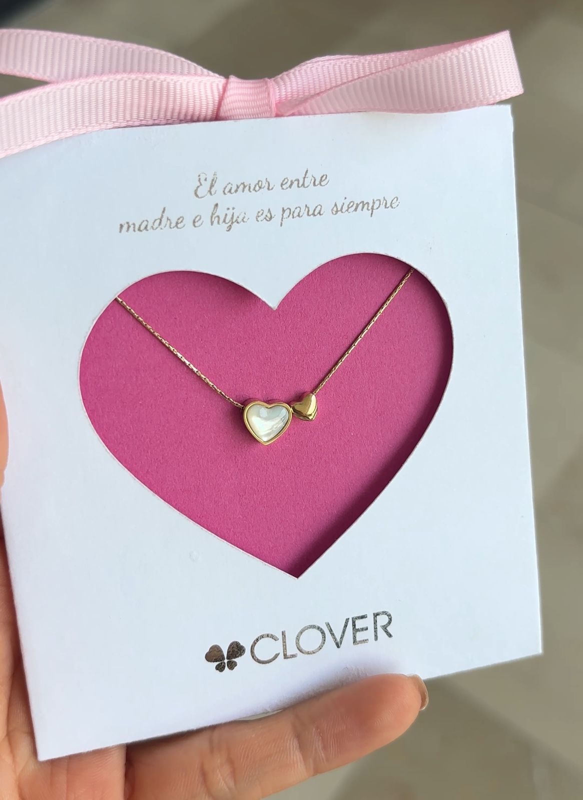 Empaque especial Día de las madres para collares y pulseras