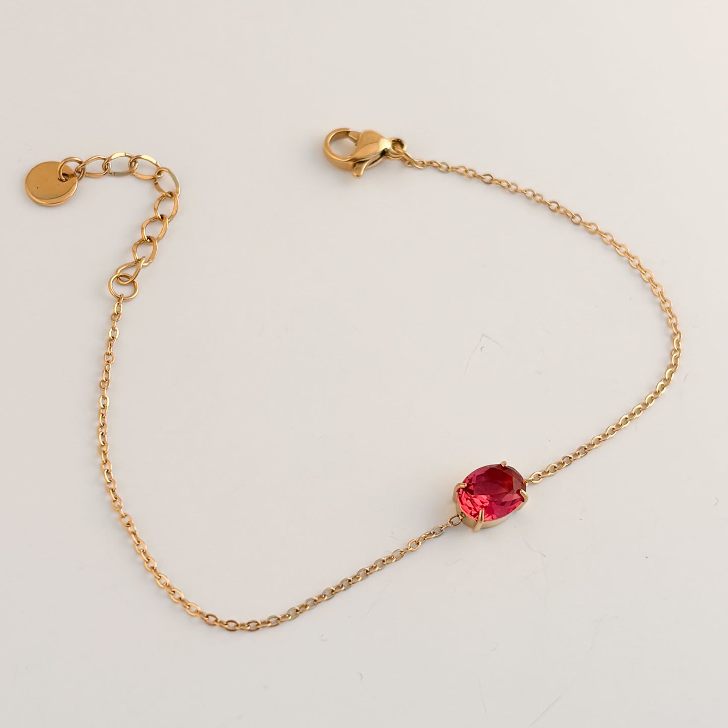 Pulsera acero inoxidable cadena delgada