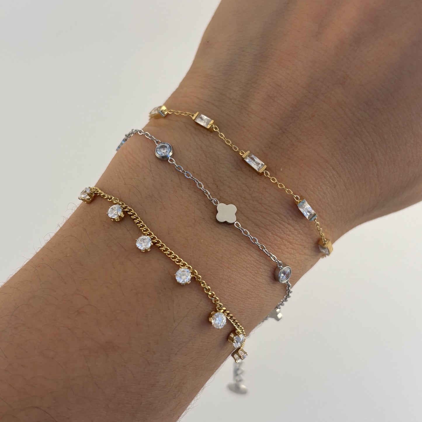 Pulsera acero inoxidable delgada ¡Elige el diseño!