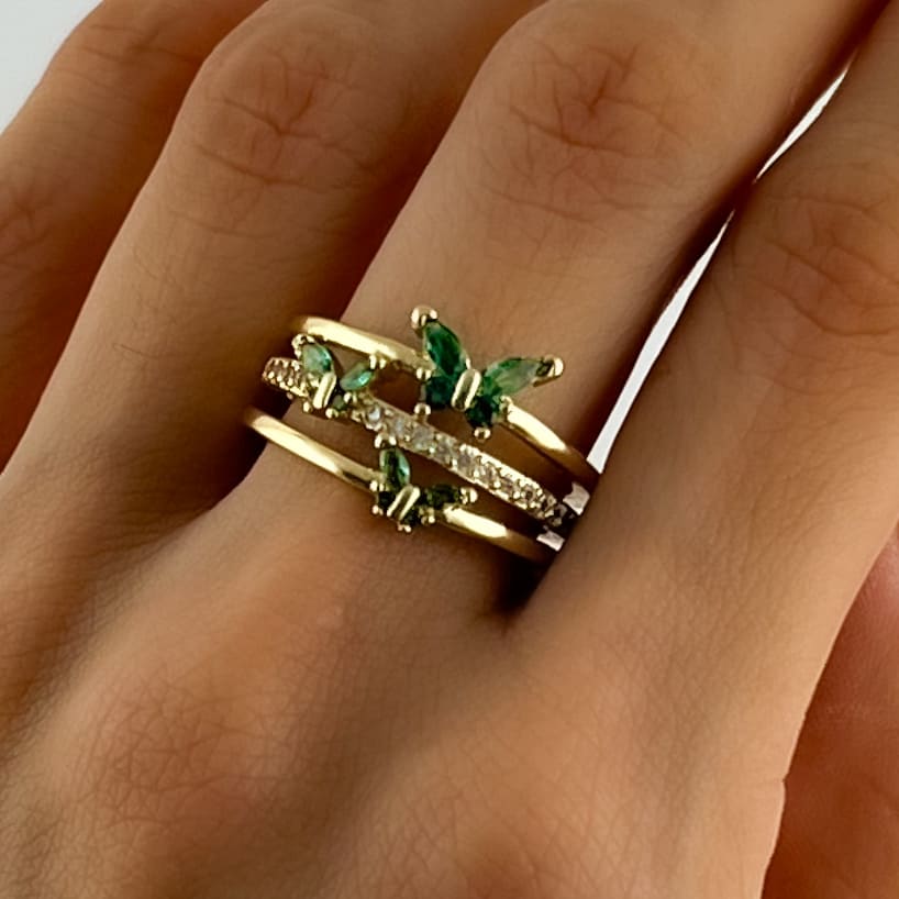 Anillo chapa de oro ajustable varios modelos