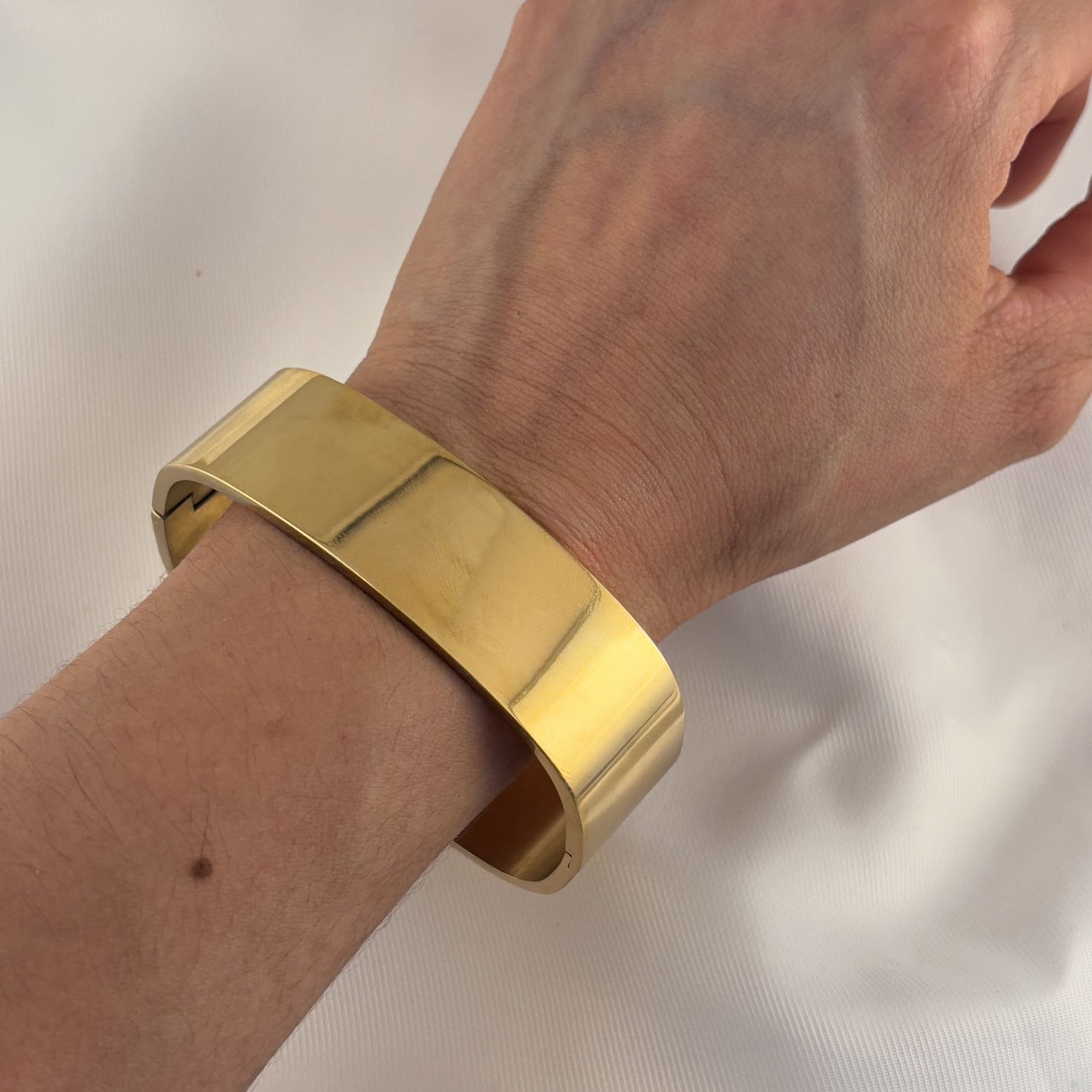 Brazalete grueso acero inoxidable