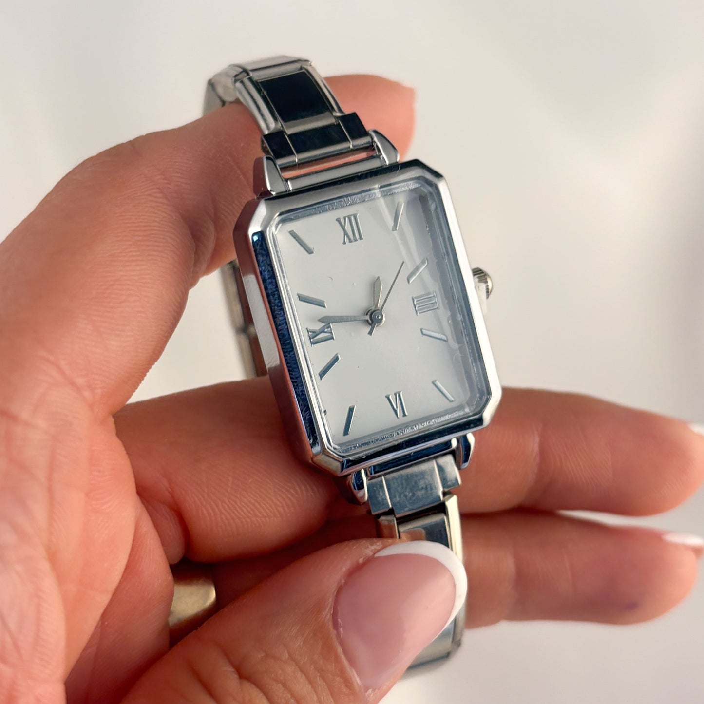 Reloj pulsera italiana acero inoxidable