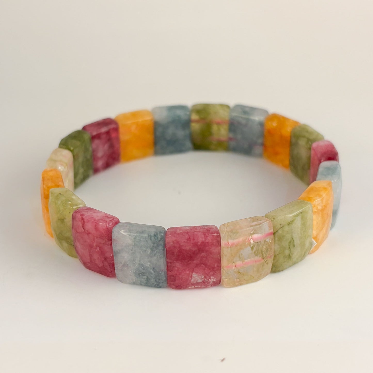 Pulsera piedra natural elástico distintas piedras