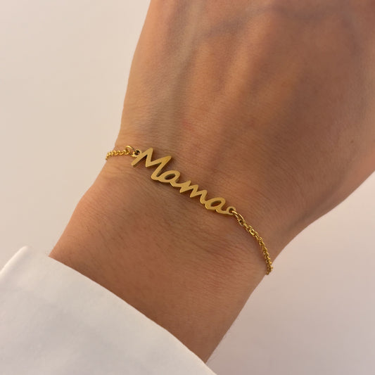 Pulsera mamá acero inoxidable