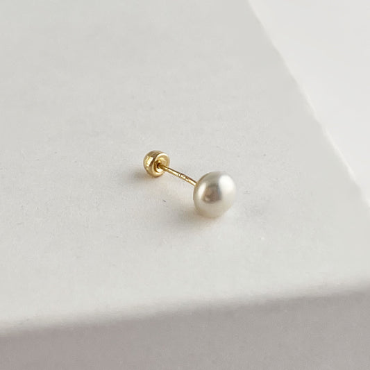 Piercing perla mini 4 mm oro 10k