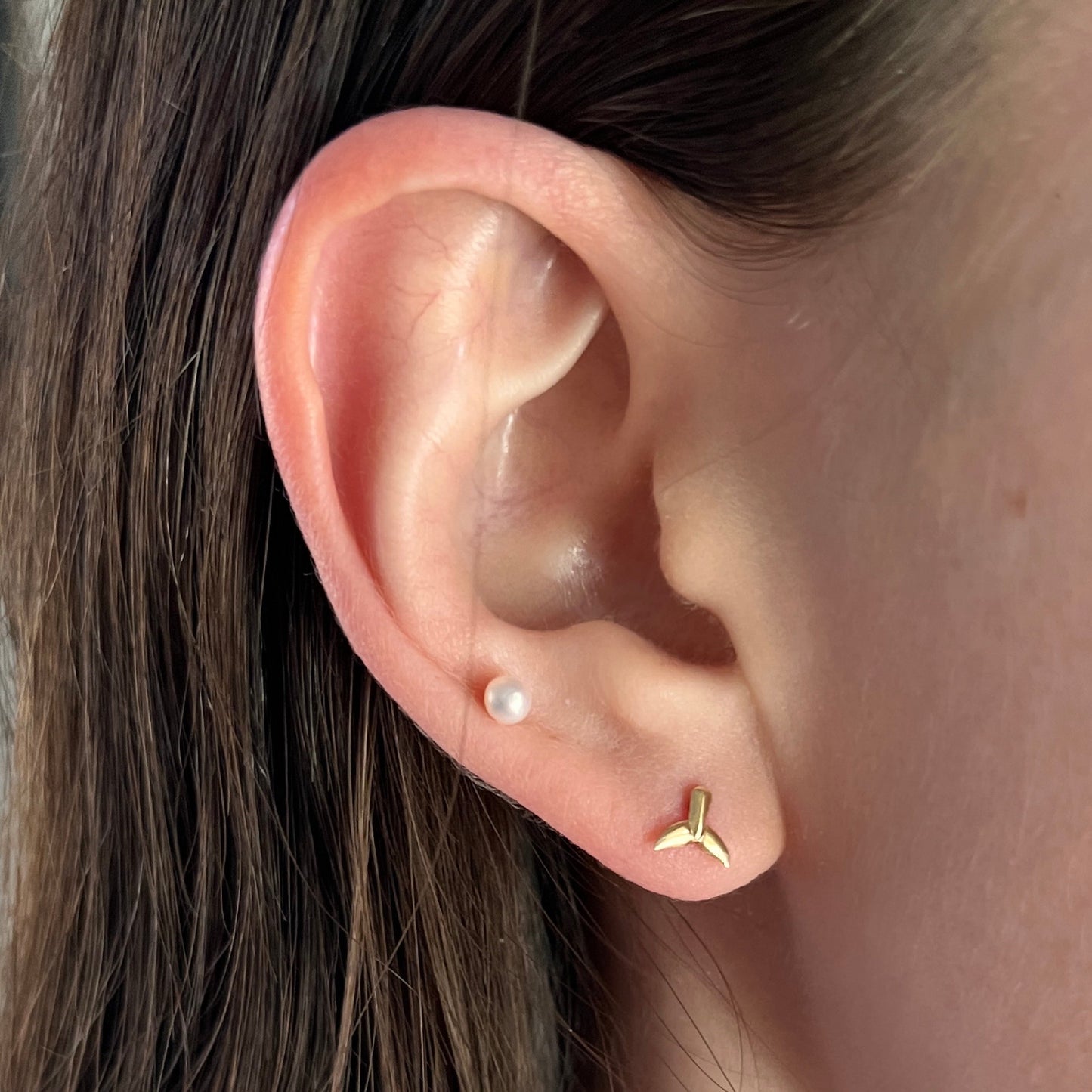 Piercing perla mini 4 mm oro 10k