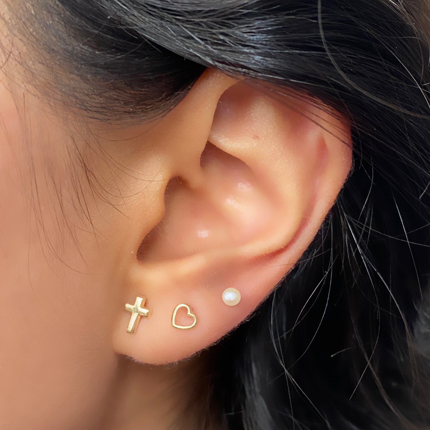 Piercing perla mini 4 mm oro 10k