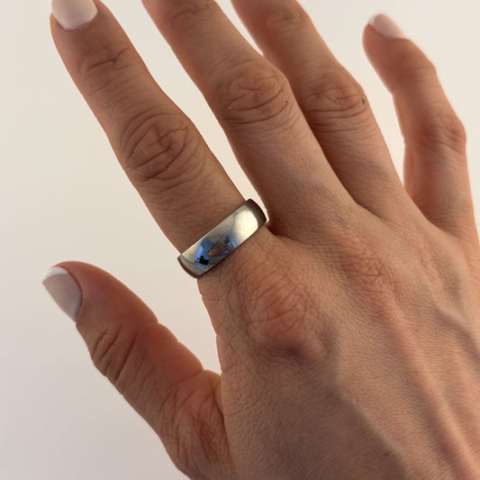 Anillo argolla acero inoxidable 5 mm