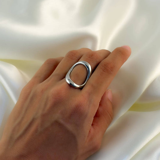 Anillo acero inoxidable ajustable aro