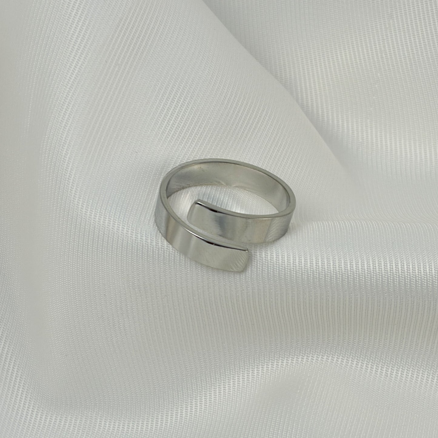 Anillo para grabar ajustable acero inoxidable