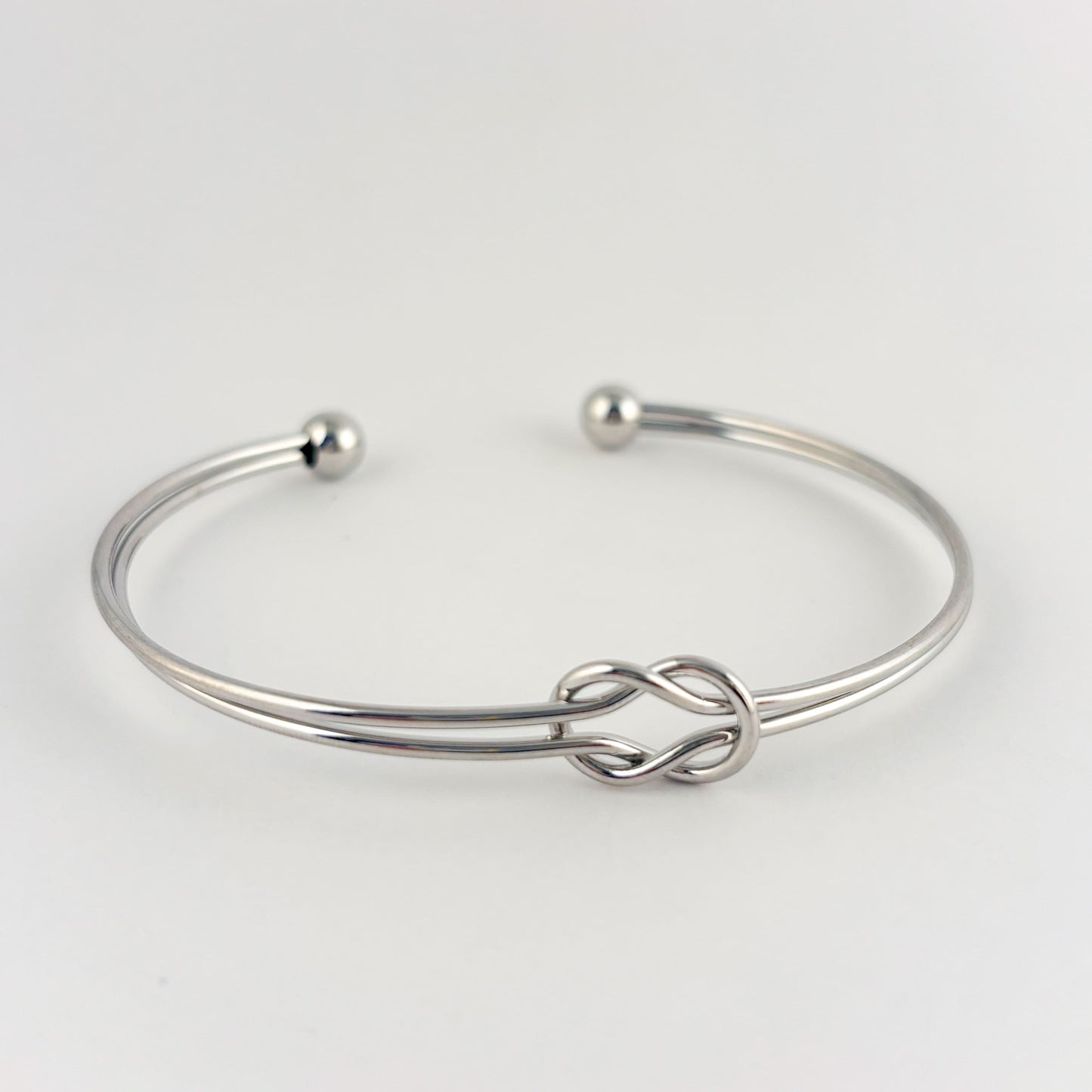 Brazalete acero inoxidable nudo