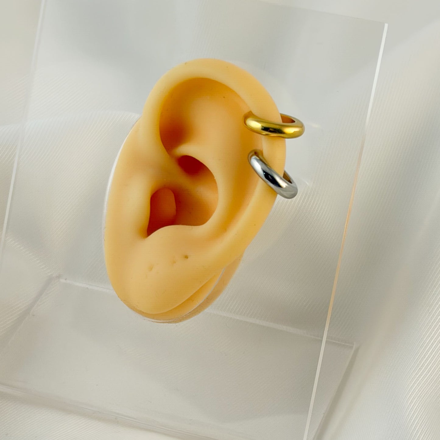 Earcuff liso acero inoxidable