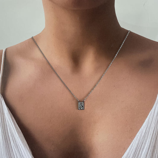 Escapulario acero inoxidable