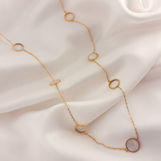Collar acero inoxidable largo dorado varios modelos