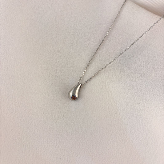 Collar gota acero inoxidable