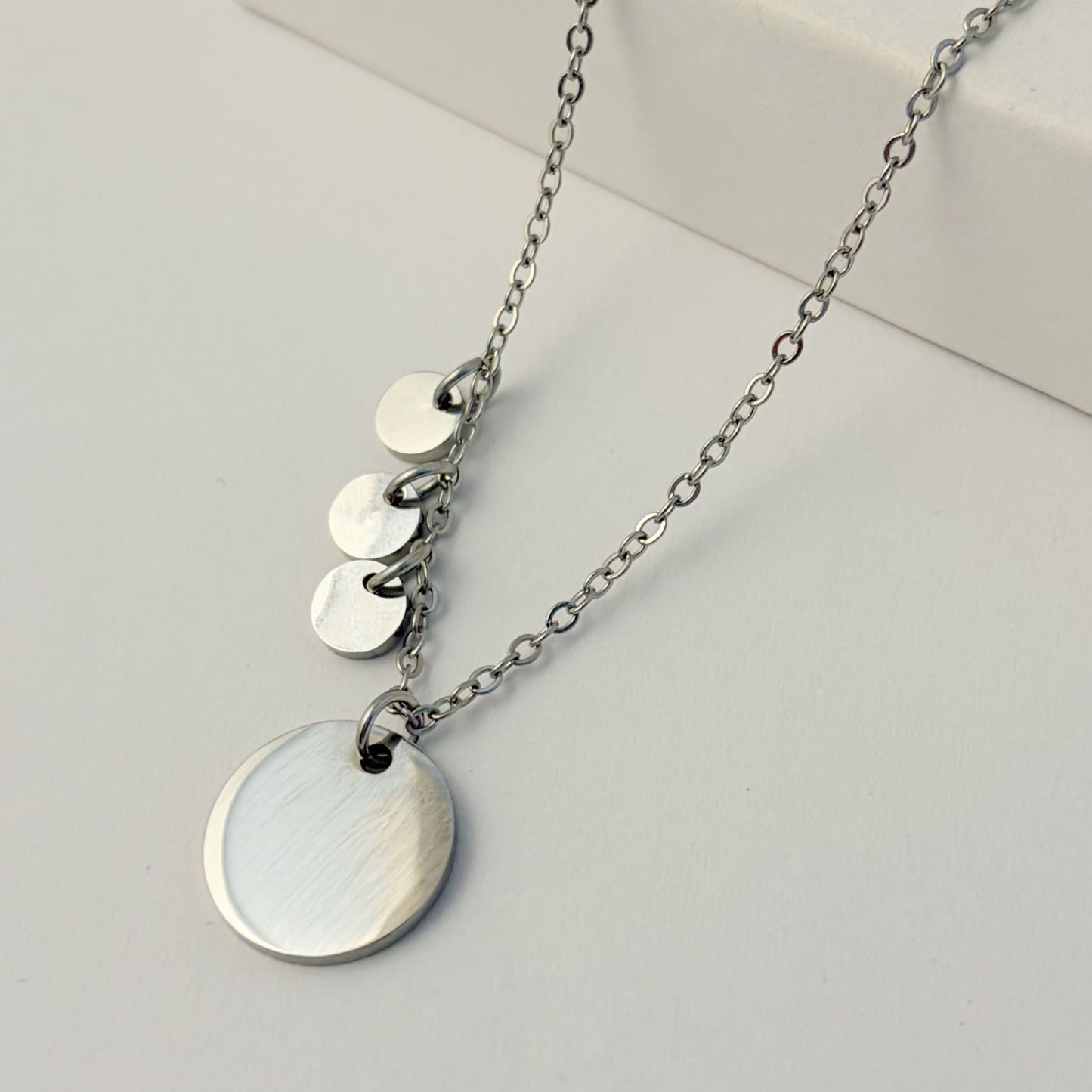 Collar monedas grande y minis 1-3 dijes