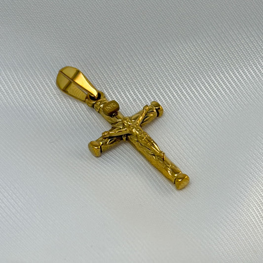 Dije crucifijo acero inoxidable