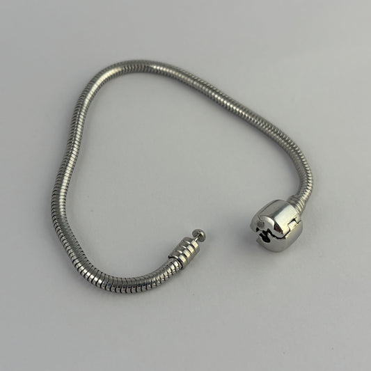 Pulsera acero inoxidable tipo pandora