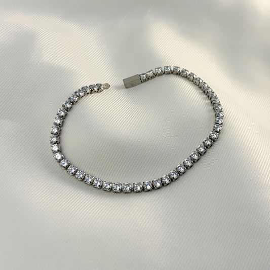 Pulsera tennis acero inoxidable broche imán