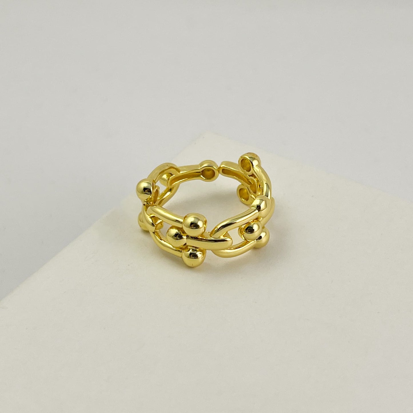 Anillo eslabones hebilla