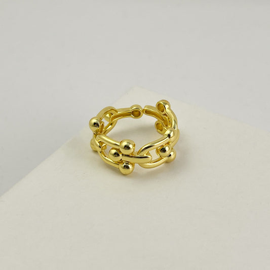 Anillo eslabones hebilla