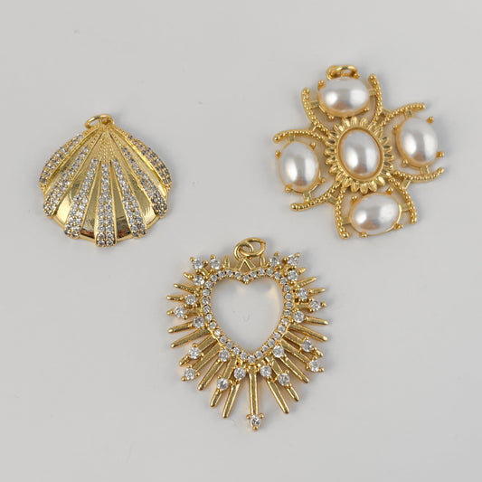 Dije chapa de oro diferentes figuras