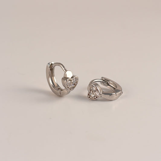 Huggies mini corazón chapa de oro