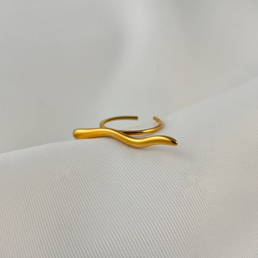 Anillo acero premium ajustable varita