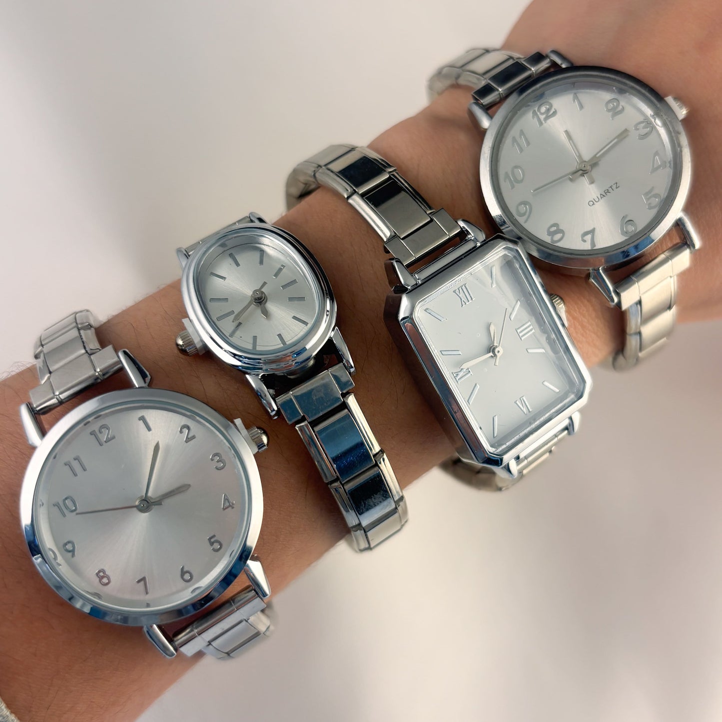 Reloj pulsera italiana acero inoxidable