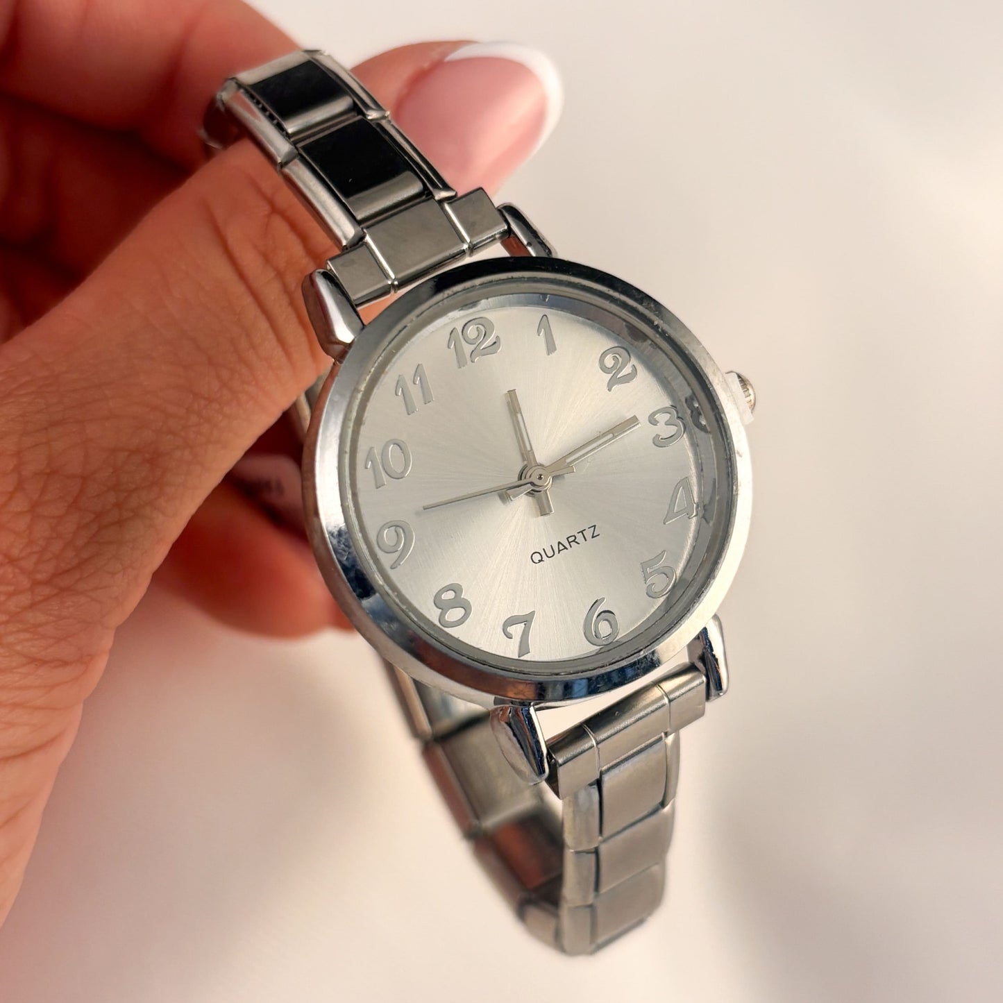 Reloj pulsera italiana acero inoxidable