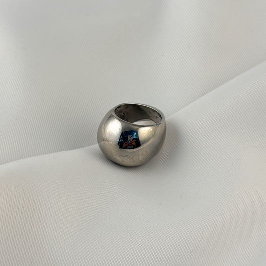 Anillo liso acero inoxidable premium #7