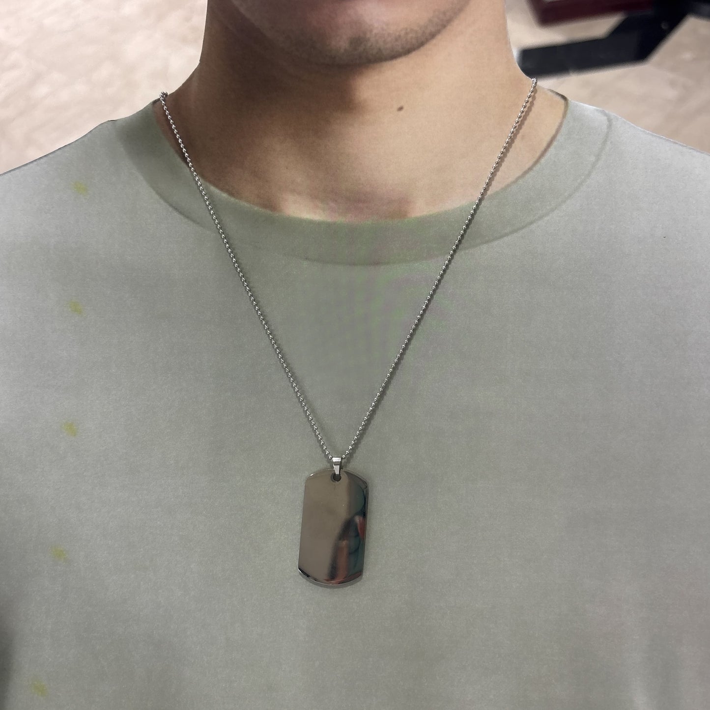 Collar personalizado con grabado de nota hecha a mano -𝐏𝐚𝐫𝐚 𝐡𝐨𝐦𝐛𝐫𝐞