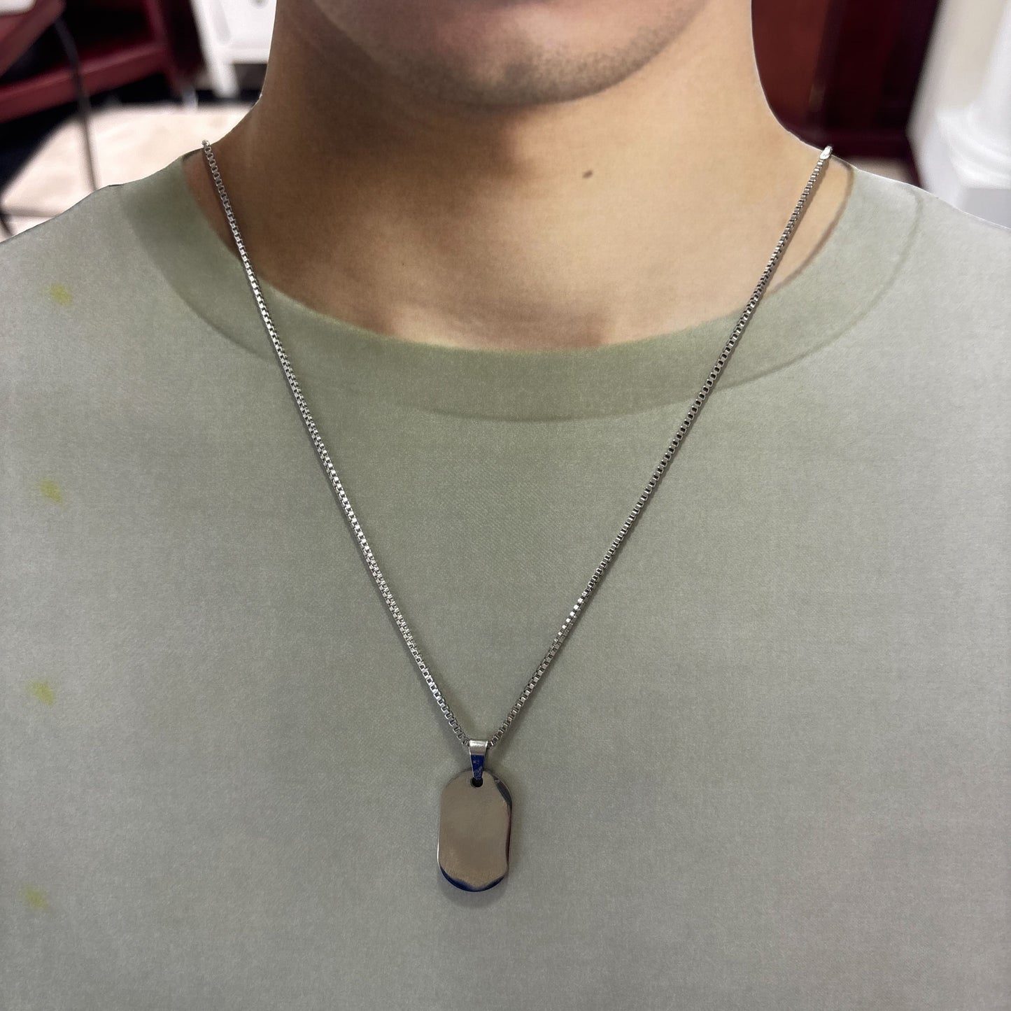 Collar personalizado con grabado de nota hecha a mano -𝐏𝐚𝐫𝐚 𝐡𝐨𝐦𝐛𝐫𝐞