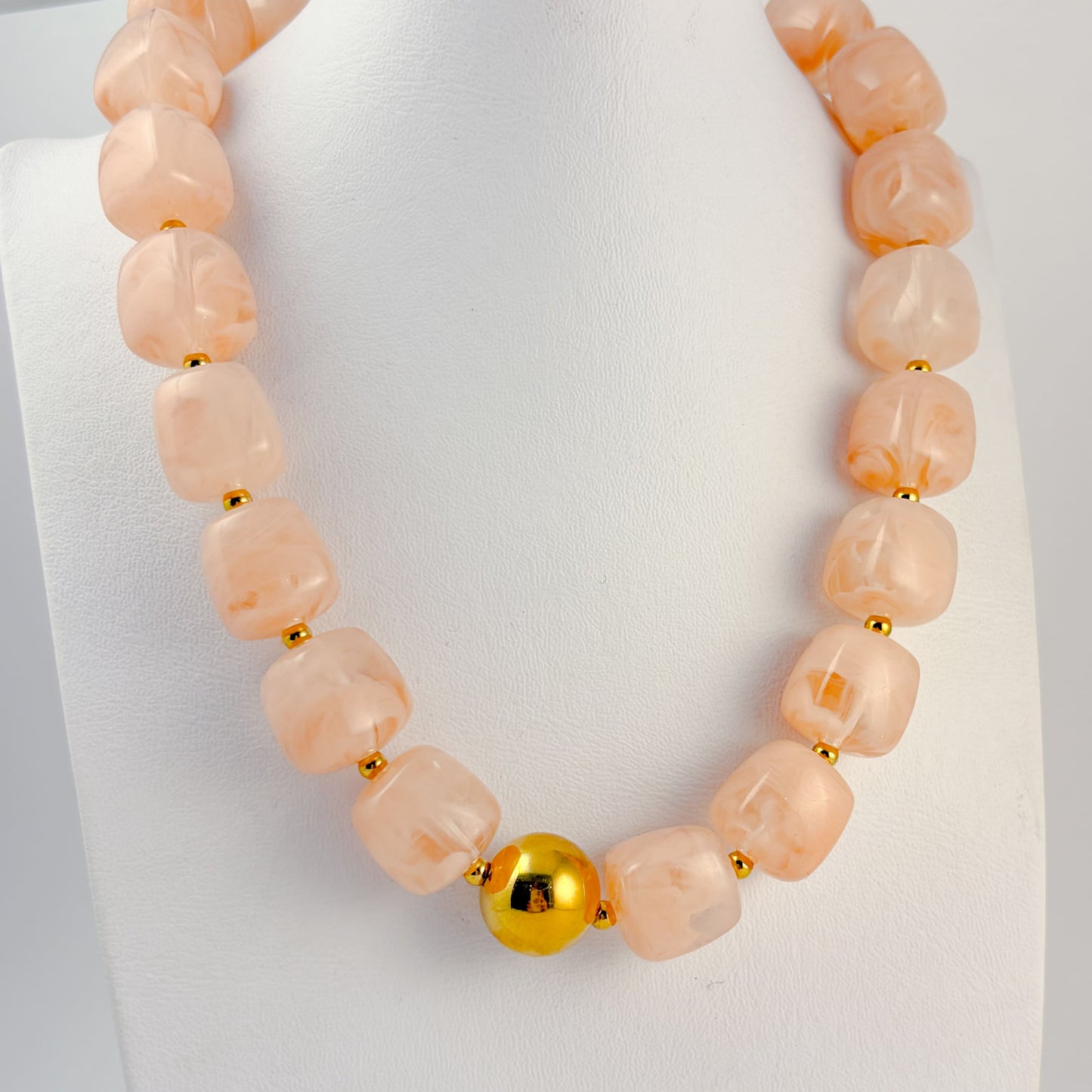 Collar acrilico acero