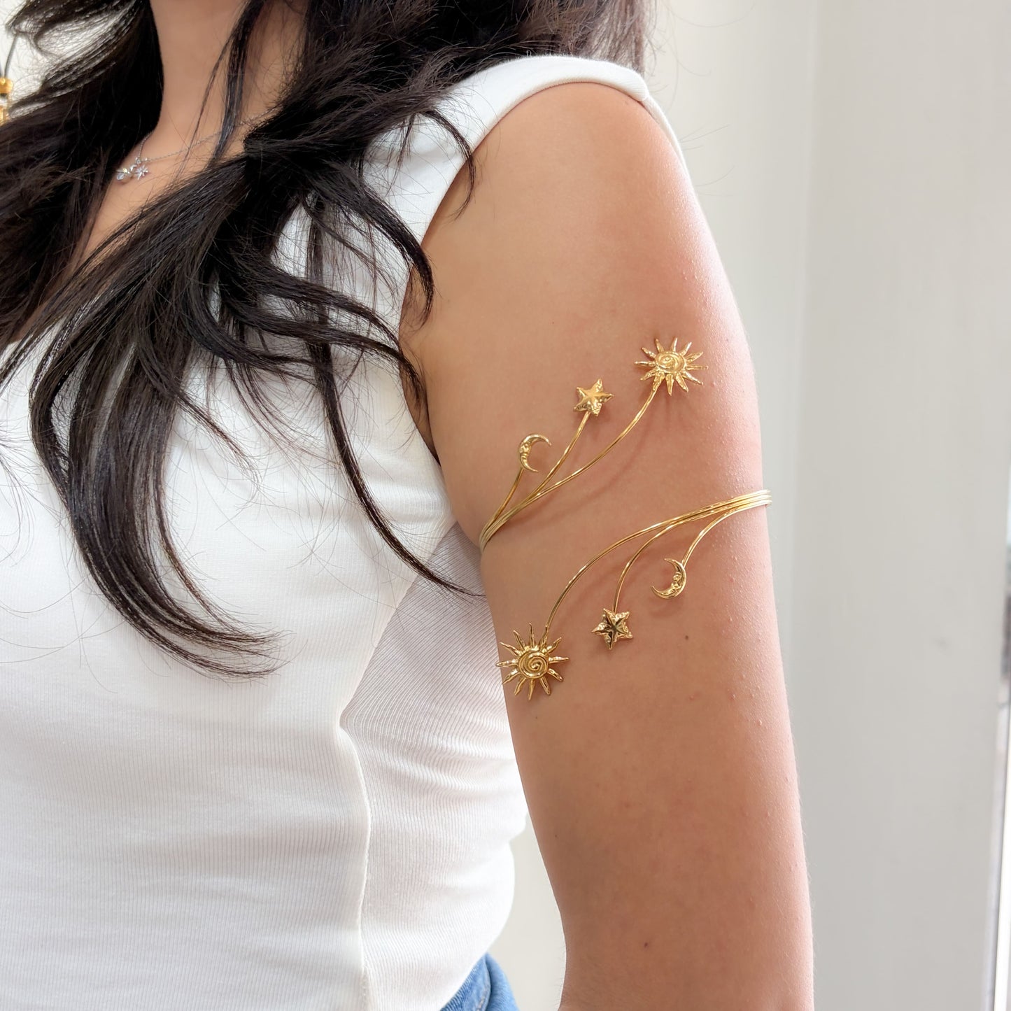 Brazalete para brazo eclipse acero premium