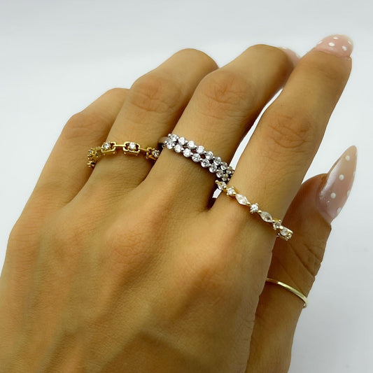 Anillos chapa de oro varios