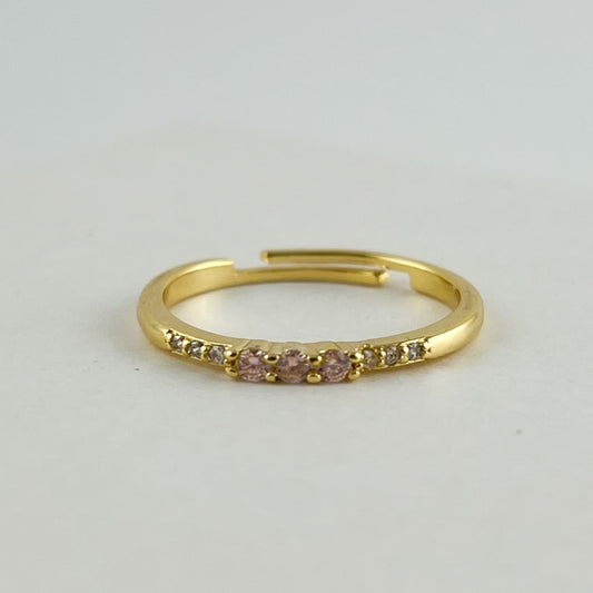 Anillo chapa de oro ajustable delgados diferentes modelos