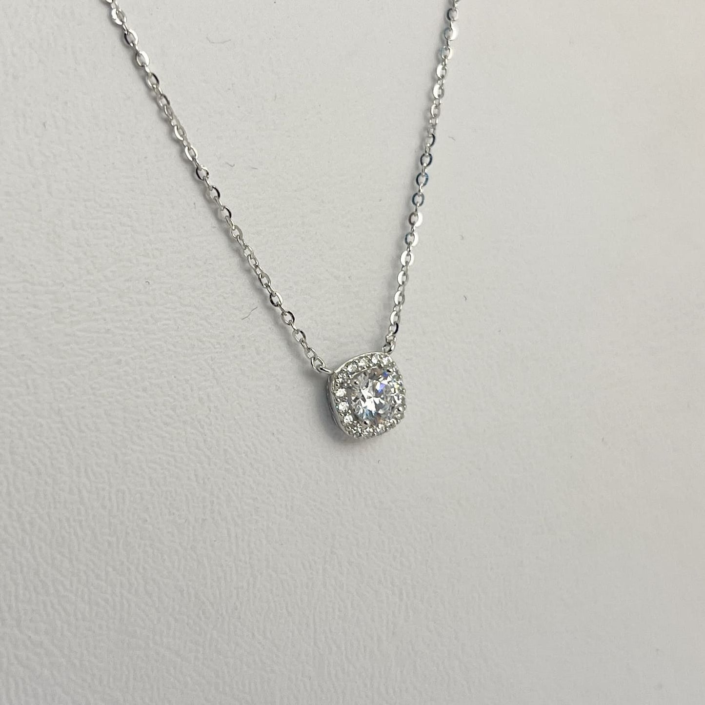 Collar plata .925 dije zirconia mini