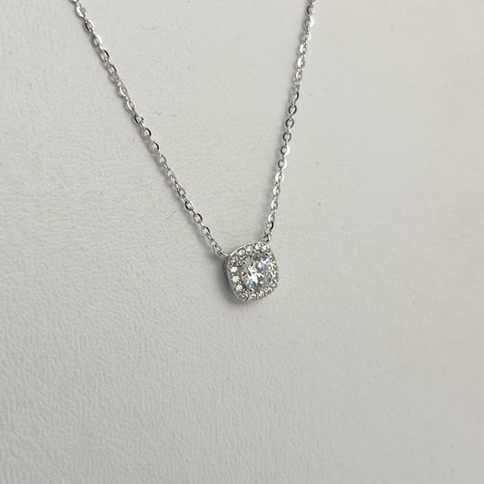 Collar plata .925 dije zirconia mini