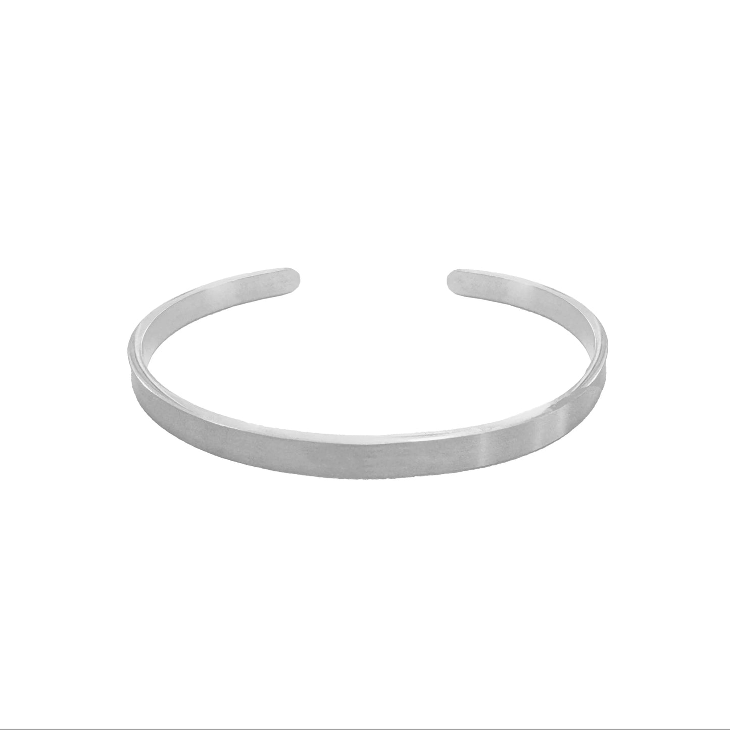 Brazalete ajustable acero inoxidable con 1 grabado