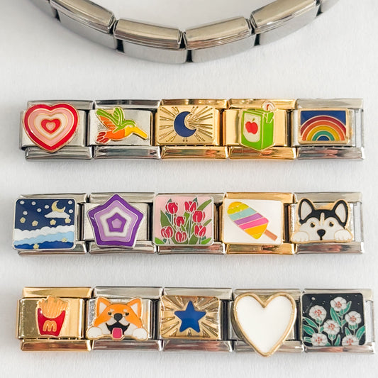 Charms para pulseras italianas diferentes modelos