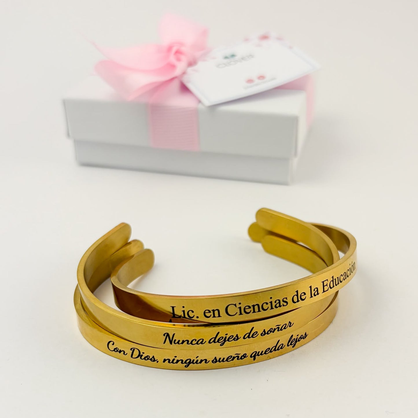 Brazalete personalizado con grabado láser - Regalo de graduación👩‍🎓🎓