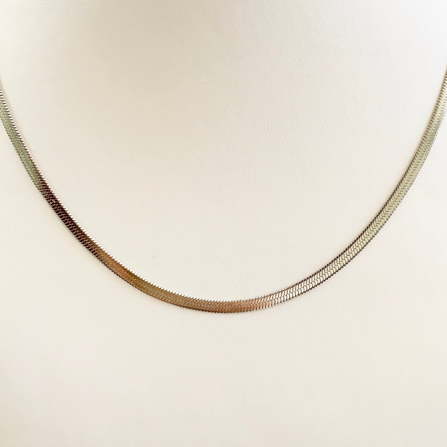 Cadena planchada acero inoxidable 3mm 45 cm