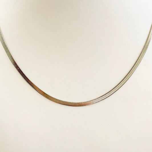 Cadena planchada acero inoxidable 3mm 45 cm