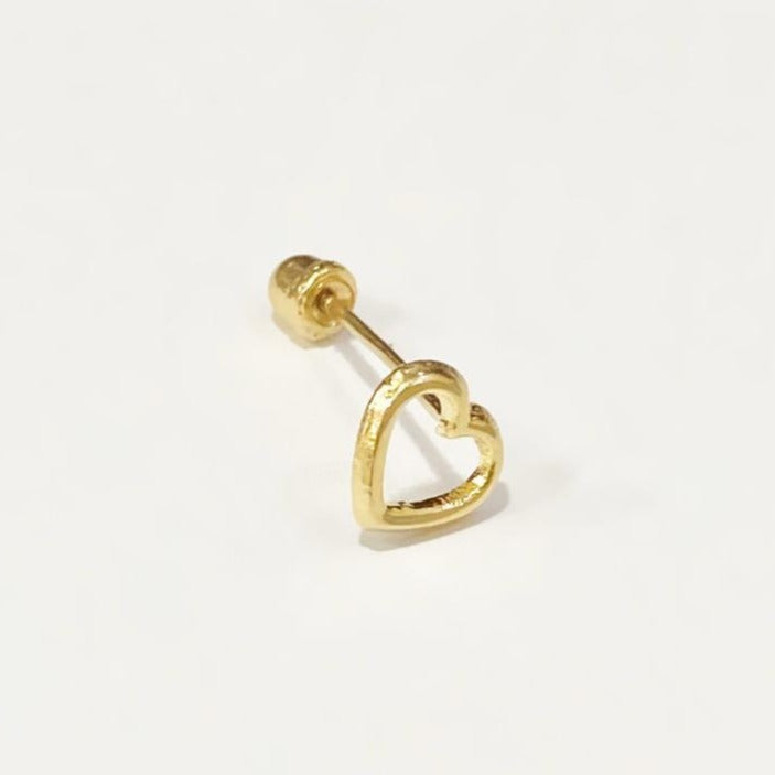 Piercing corazón resaque Oro 10k