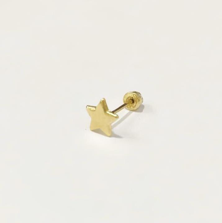 Piercing estrella mini Oro 10k